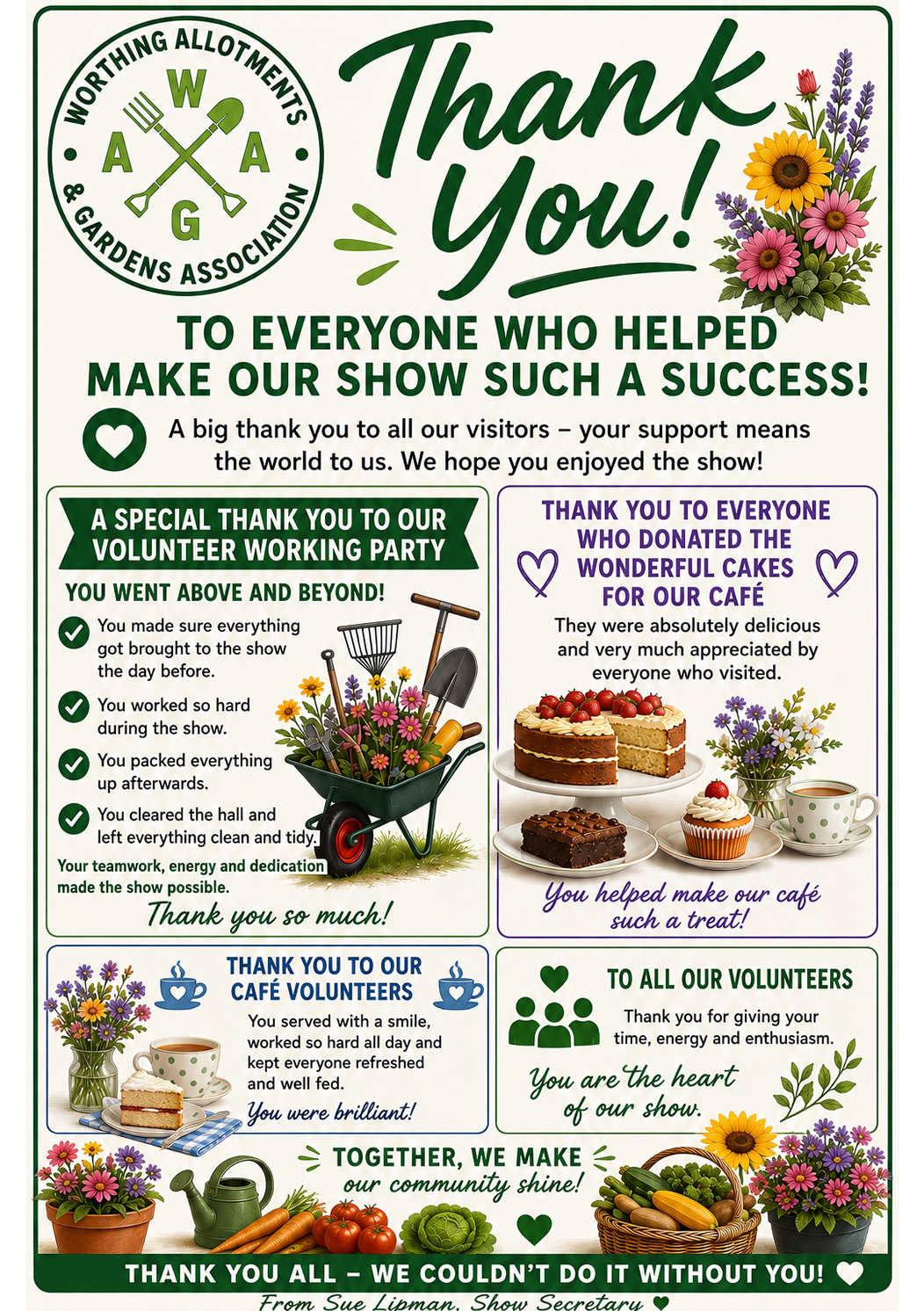 Show Thanks
